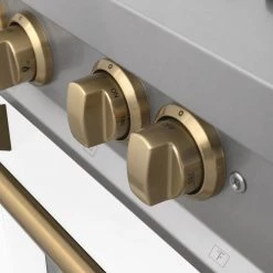 ZLINE Kitchen And Bath ZLINE 36 In. Autograph Edition Gas Range In Stainless Steel With White Matte Door And Accents (RGZ-WM-36) Shop By Brand