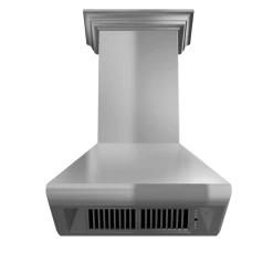 ZLINE Kitchen And Bath ZLINE Professional Convertible Vent Wall Mount Range Hood In Stainless Steel With Crown Molding (587CRN)