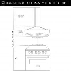 ZLINE Kitchen And Bath Shop By Brand ZLINE Designer Series Wall Mount Range Hood In DuraSnow Stainless Steel With Mirror Accents (655MR)