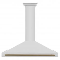 ZLINE Kitchen And Bath ZLINE 48 In. Autograph Edition Stainless Steel Range Hood With Stainless Steel Shell And Accents (KB4STZ-48)