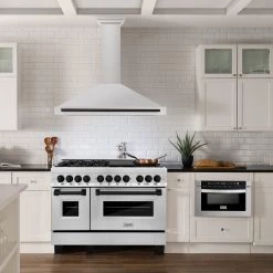 ZLINE Kitchen And Bath ZLINE 48 In. Autograph Edition Stainless Steel Range Hood With Stainless Steel Shell And Accents (KB4STZ-48)