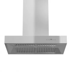 ZLINE Kitchen And Bath ZLINE Ducted Remote Blower Island Mount Range Hood In Stainless Steel 400CFM/700CFM Options (KECOMi-R)