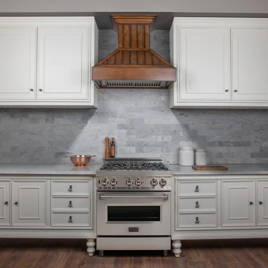 ZLINE Kitchen And Bath Shop By Brand ZLINE Shiplap Wooden Wall Mount Range Hood In Rustic Light Finish - Includes Motor (349LL) 7 ZLINE Kitchen And Bath Shop By Brand ZLINE Shiplap Wooden Wall Mount Range Hood In Rustic Light Finish - Includes Motor (349LL)