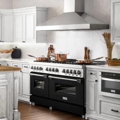 ZLINE Kitchen And Bath ZLINE 60 In. 7.4 Cu. Ft. Dual Fuel Range With Gas Stove And Electric Oven In Stainless Steel With Color Options (RA60) Shop By Style