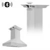 ZLINE Kitchen And Bath ZLINE Professional Island Mount Range Hood In Stainless Steel With Built-in ZLINE CrownSound Bluetooth Speakers (597iCRN-BT)