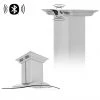 ZLINE Kitchen And Bath ZLINE Island Mount Range Hood In Stainless Steel With Built-in ZLINE CrownSound Bluetooth Speakers (GL9iCRN-BT)