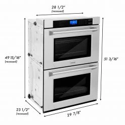 ZLINE Kitchen And Bath Wall Ovens ZLINE 30 In. Professional Double Wall Oven With Self Clean And True Convection (AWD-30)