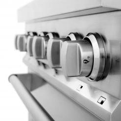 ZLINE Kitchen And Bath ZLINE 30 In. 4.0 Cu. Ft. Dual Fuel Range With Gas Stove And Electric Oven In Stainless Steel With Color Door Options (RA30)