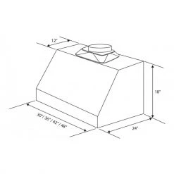 ZLINE Kitchen And Bath ZLINE Convertible Vent Under Cabinet Range Hood In Stainless Steel (523) Shop By Brand