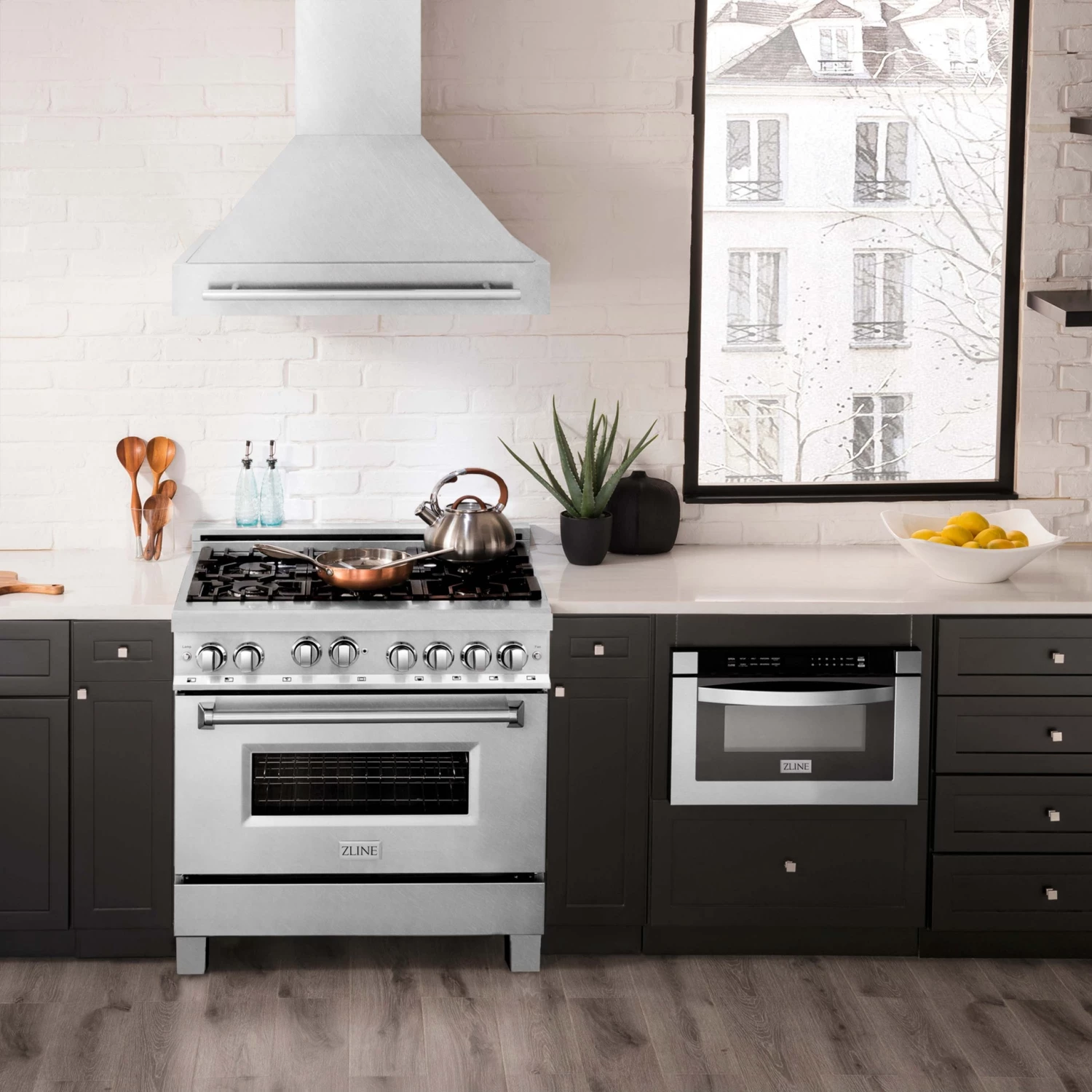 ZLINE Kitchen And Bath Shop By Brand ZLINE 36 In. DuraSnow Stainless Steel Range Hood With DuraSnow Shell (8654SNX-36) 3 ZLINE Kitchen And Bath Shop By Brand ZLINE 36 In. DuraSnow Stainless Steel Range Hood With DuraSnow Shell (8654SNX-36)