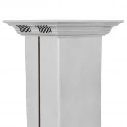 ZLINE Kitchen And Bath ZLINE Crown Molding In Stainless Steel With Built-in CrownSound Bluetooth Speakers (CM6-BT-GL5i) Range Hood Accessories