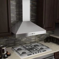 ZLINE Kitchen And Bath ZLINE Convertible Vent Wall Mount Range Hood In Stainless Steel With Crown Molding (KL3CRN) Shop By Brand 18 ZLINE Kitchen And Bath ZLINE Convertible Vent Wall Mount Range Hood In Stainless Steel With Crown Molding (KL3CRN) Shop By Brand