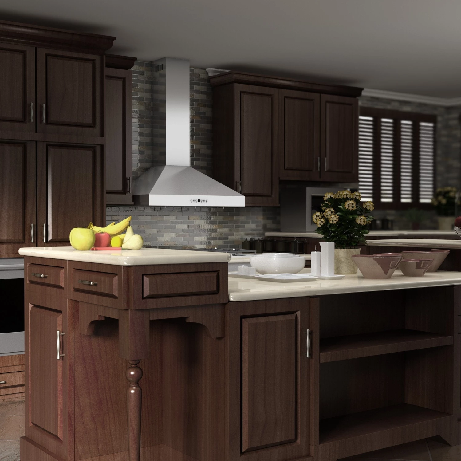 ZLINE Kitchen And Bath ZLINE Convertible Vent Wall Mount Range Hood In Stainless Steel With Crown Molding (KL3CRN) Shop By Brand 10 ZLINE Kitchen And Bath ZLINE Convertible Vent Wall Mount Range Hood In Stainless Steel With Crown Molding (KL3CRN) Shop By Brand