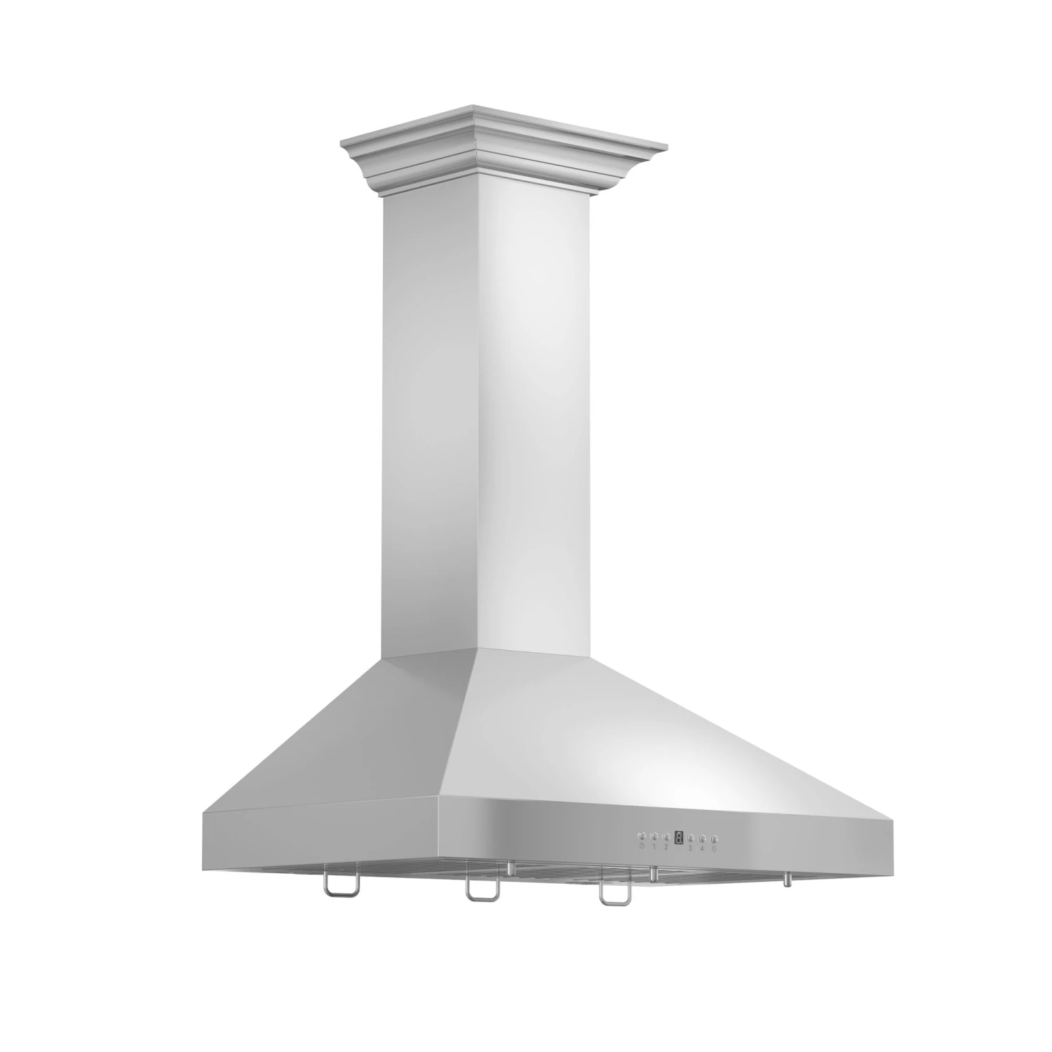 ZLINE Kitchen And Bath ZLINE Convertible Vent Wall Mount Range Hood In Stainless Steel With Crown Molding (KL3CRN) Shop By Brand 1 ZLINE Kitchen And Bath ZLINE Convertible Vent Wall Mount Range Hood In Stainless Steel With Crown Molding (KL3CRN) Shop By Brand