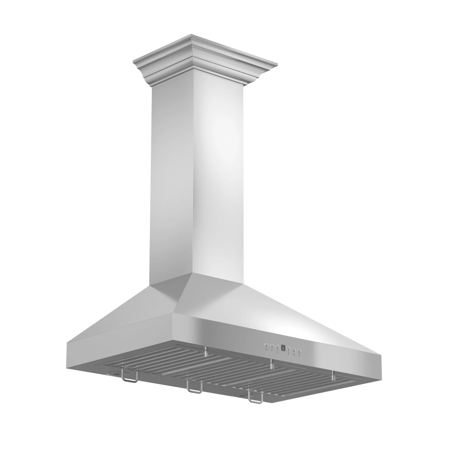 ZLINE Kitchen And Bath ZLINE Convertible Vent Wall Mount Range Hood In Stainless Steel With Crown Molding (KL3CRN) Shop By Brand 3 ZLINE Kitchen And Bath ZLINE Convertible Vent Wall Mount Range Hood In Stainless Steel With Crown Molding (KL3CRN) Shop By Brand
