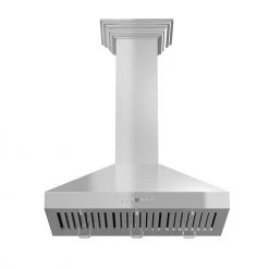 ZLINE Kitchen And Bath ZLINE Convertible Vent Wall Mount Range Hood In Stainless Steel With Crown Molding (KL3CRN) Shop By Brand 15 ZLINE Kitchen And Bath ZLINE Convertible Vent Wall Mount Range Hood In Stainless Steel With Crown Molding (KL3CRN) Shop By Brand