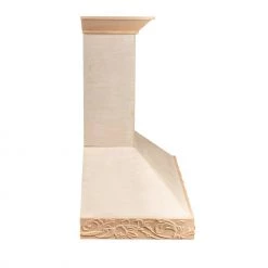 ZLINE Kitchen And Bath ZLINE Ducted Unfinished Wooden Wall Mount Range Hood (KBUFC) Shop By Brand 12 ZLINE Kitchen And Bath ZLINE Ducted Unfinished Wooden Wall Mount Range Hood (KBUFC) Shop By Brand