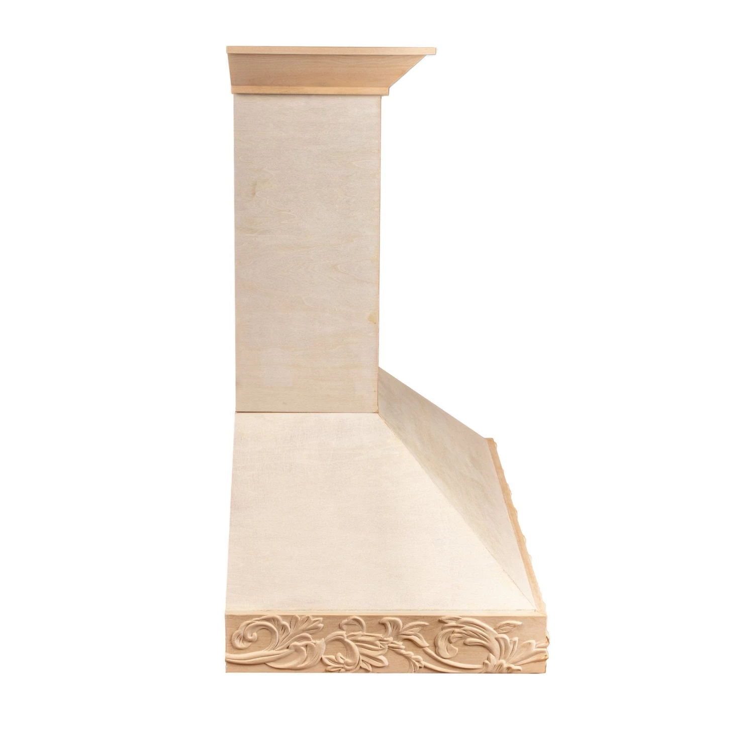 ZLINE Kitchen And Bath ZLINE Ducted Unfinished Wooden Wall Mount Range Hood (KBUFC) Shop By Brand 4 ZLINE Kitchen And Bath ZLINE Ducted Unfinished Wooden Wall Mount Range Hood (KBUFC) Shop By Brand