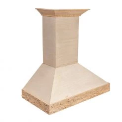 ZLINE Kitchen And Bath ZLINE Ducted Unfinished Wooden Wall Mount Range Hood (KBUFC) Shop By Brand