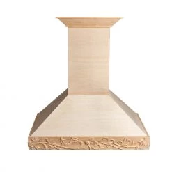 ZLINE Kitchen And Bath ZLINE Ducted Unfinished Wooden Wall Mount Range Hood (KBUFC) Shop By Brand 11 ZLINE Kitchen And Bath ZLINE Ducted Unfinished Wooden Wall Mount Range Hood (KBUFC) Shop By Brand