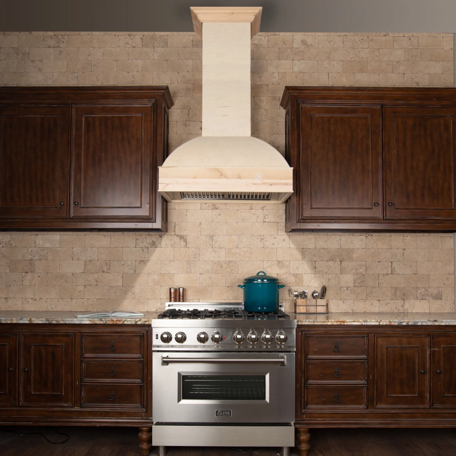 ZLINE Kitchen And Bath Shop By Brand ZLINE Unfinished Wooden Wall Mount Range Hood - Includes Remote Blower 400/700CFM Options(369UF-RD/RS) 7 ZLINE Kitchen And Bath Shop By Brand ZLINE Unfinished Wooden Wall Mount Range Hood - Includes Remote Blower 400/700CFM Options(369UF-RD/RS)