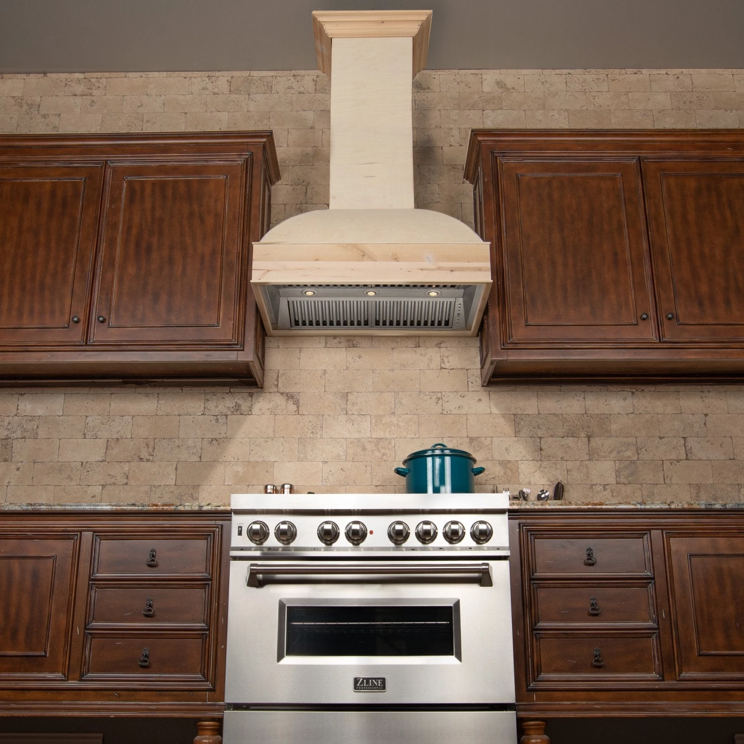 ZLINE Kitchen And Bath Shop By Brand ZLINE Unfinished Wooden Wall Mount Range Hood - Includes Remote Blower 400/700CFM Options(369UF-RD/RS) 8 ZLINE Kitchen And Bath Shop By Brand ZLINE Unfinished Wooden Wall Mount Range Hood - Includes Remote Blower 400/700CFM Options(369UF-RD/RS)
