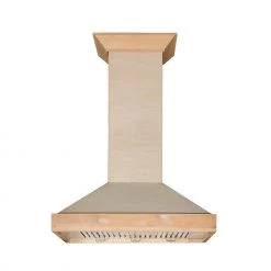 ZLINE Kitchen And Bath ZLINE Ducted Unfinished Wooden 700 CFM Wall Mount Range Hood With Remote Motor (KBUF-RD) Shop By Brand
