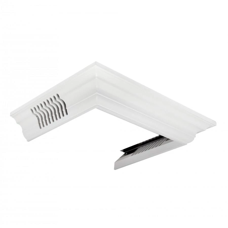 ZLINE Kitchen And Bath ZLINE Vented Crown Molding Profile 6 For Wall Mount Range Hood (CM6V-300T) 2 ZLINE Kitchen And Bath ZLINE Vented Crown Molding Profile 6 For Wall Mount Range Hood (CM6V-300T)