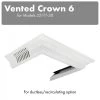 ZLINE Kitchen And Bath ZLINE Vented Crown Molding Profile 6 For Wall Mount Range Hood (CM6V-300T)