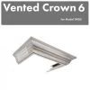 ZLINE Kitchen And Bath Range Hood Accessories ZLINE Vented Crown Molding Profile 6 For Wall Mount Range Hood In DuraSnow Stainless Steel (CM6V-8KBS)
