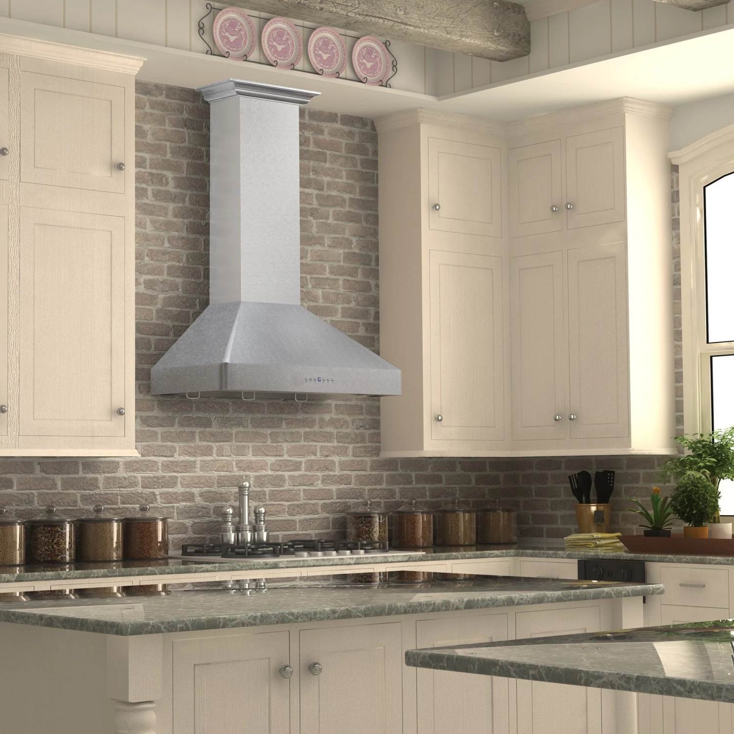 ZLINE Kitchen And Bath ZLINE Wall Mount Range Hood In DuraSnow Stainless Steel (8KF2S) 6 ZLINE Kitchen And Bath ZLINE Wall Mount Range Hood In DuraSnow Stainless Steel (8KF2S)