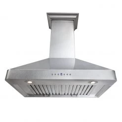 ZLINE Kitchen And Bath ZLINE Wall Mount Range Hood In DuraSnow Stainless Steel (8KF2S) 12 ZLINE Kitchen And Bath ZLINE Wall Mount Range Hood In DuraSnow Stainless Steel (8KF2S)