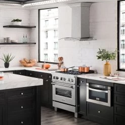 ZLINE Kitchen And Bath Shop By Brand ZLINE Wall Mount Range Hood In DuraSnow Stainless Steel & Glass (8KN4S)