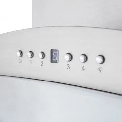 ZLINE Kitchen And Bath ZLINE Convertible Vent Wall Mount Range Hood In Stainless Steel & Glass (KN) Shop By Brand 15 ZLINE Kitchen And Bath ZLINE Convertible Vent Wall Mount Range Hood In Stainless Steel & Glass (KN) Shop By Brand