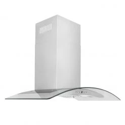 ZLINE Kitchen And Bath ZLINE Convertible Vent Wall Mount Range Hood In Stainless Steel & Glass (KN4)