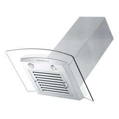 ZLINE Kitchen And Bath Shop By Brand ZLINE Convertible Vent Wall Mount Range Hood In Stainless Steel & Glass (KZ)