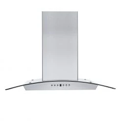 ZLINE Kitchen And Bath Shop By Brand ZLINE Convertible Vent Wall Mount Range Hood In Stainless Steel & Glass With Crown Molding (KZCRN)