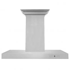 ZLINE Kitchen And Bath Shop By Brand ZLINE Wall Mount Range Hood In Stainless Steel With Built-In ZLINE CrownSound Bluetooth Speakers (KECRN-BT)