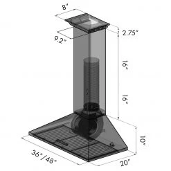 ZLINE Kitchen And Bath ZLINE 30 In. Ducted Vent Wall Mount Range Hood In Stainless Steel With Built-in ZLINE CrownSound Bluetooth Speakers (KL2CRN-BT)