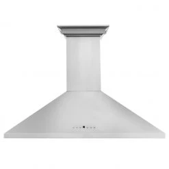 ZLINE Kitchen And Bath ZLINE 30 In. Ducted Vent Wall Mount Range Hood In Stainless Steel With Built-in ZLINE CrownSound Bluetooth Speakers (KL2CRN-BT)
