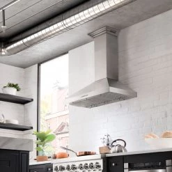 ZLINE Kitchen And Bath ZLINE Ducted Vent Wall Mount Range Hood In Stainless Steel With Built-in ZLINE CrownSound Bluetooth Speakers (KL3CRN-BT) 26 ZLINE Kitchen And Bath ZLINE Ducted Vent Wall Mount Range Hood In Stainless Steel With Built-in ZLINE CrownSound Bluetooth Speakers (KL3CRN-BT)