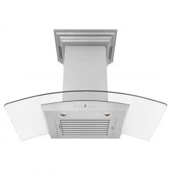 ZLINE Kitchen And Bath Shop By Brand ZLINE Wall Mount Range Hood In Stainless Steel With Built-in ZLINE CrownSound Bluetooth Speakers (KZCRN-BT)