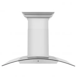 ZLINE Kitchen And Bath Shop By Brand ZLINE Wall Mount Range Hood In Stainless Steel With Built-in ZLINE CrownSound Bluetooth Speakers (KZCRN-BT)