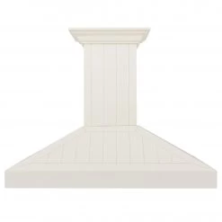 ZLINE Kitchen And Bath ZLINE Wooden Wall Mount Range Hood In Cottage White - Includes Motor (KPTT) Shop By Brand