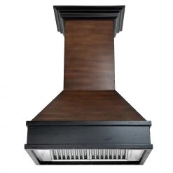ZLINE Kitchen And Bath Shop By Brand ZLINE Wooden Wall Mount 700 CFM Range Hood In Antigua And Hamilton (329AH)