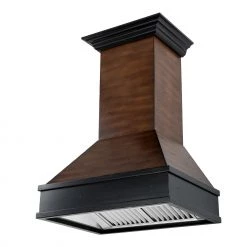 ZLINE Kitchen And Bath Shop By Brand ZLINE Wooden Wall Mount 700 CFM Range Hood In Antigua And Hamilton (329AH)