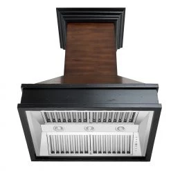 ZLINE Kitchen And Bath ZLINE Wooden Wall Mount Range Hood In Antigua And Hamilton - Includes Motor (329AH)