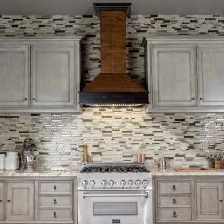 ZLINE Kitchen And Bath ZLINE Wooden Wall Mount Range Hood In Antigua And Hamilton - Includes Motor (329AH)