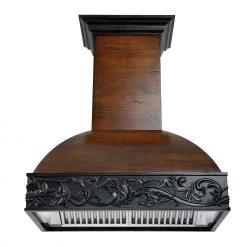 ZLINE Kitchen And Bath ZLINE Wooden Wall Mount Range Hood In Antigua And Walnut - Includes Dual Remote Motor (393AR-RD/RS) 22 ZLINE Kitchen And Bath ZLINE Wooden Wall Mount Range Hood In Antigua And Walnut - Includes Dual Remote Motor (393AR-RD/RS)