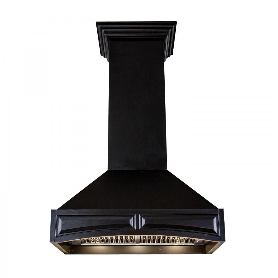 ZLINE Kitchen And Bath ZLINE Wooden Wall Mount Range Hood In Black - Includes Motor (321CC) Shop By Brand 1 ZLINE Kitchen And Bath ZLINE Wooden Wall Mount Range Hood In Black - Includes Motor (321CC) Shop By Brand